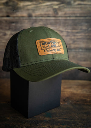 Murphy's Law Distillery Original Core Logo Mesh Back Hat (Military Green)