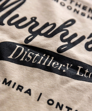 Murphy's Law Distillery KB2 Vintage Script Sand T-Shirt