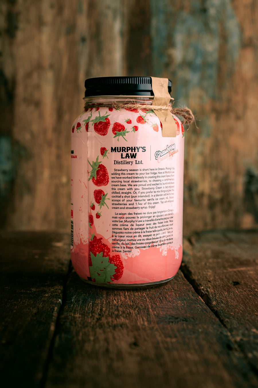 Murphy's Law Strawberry Cream Liqueur