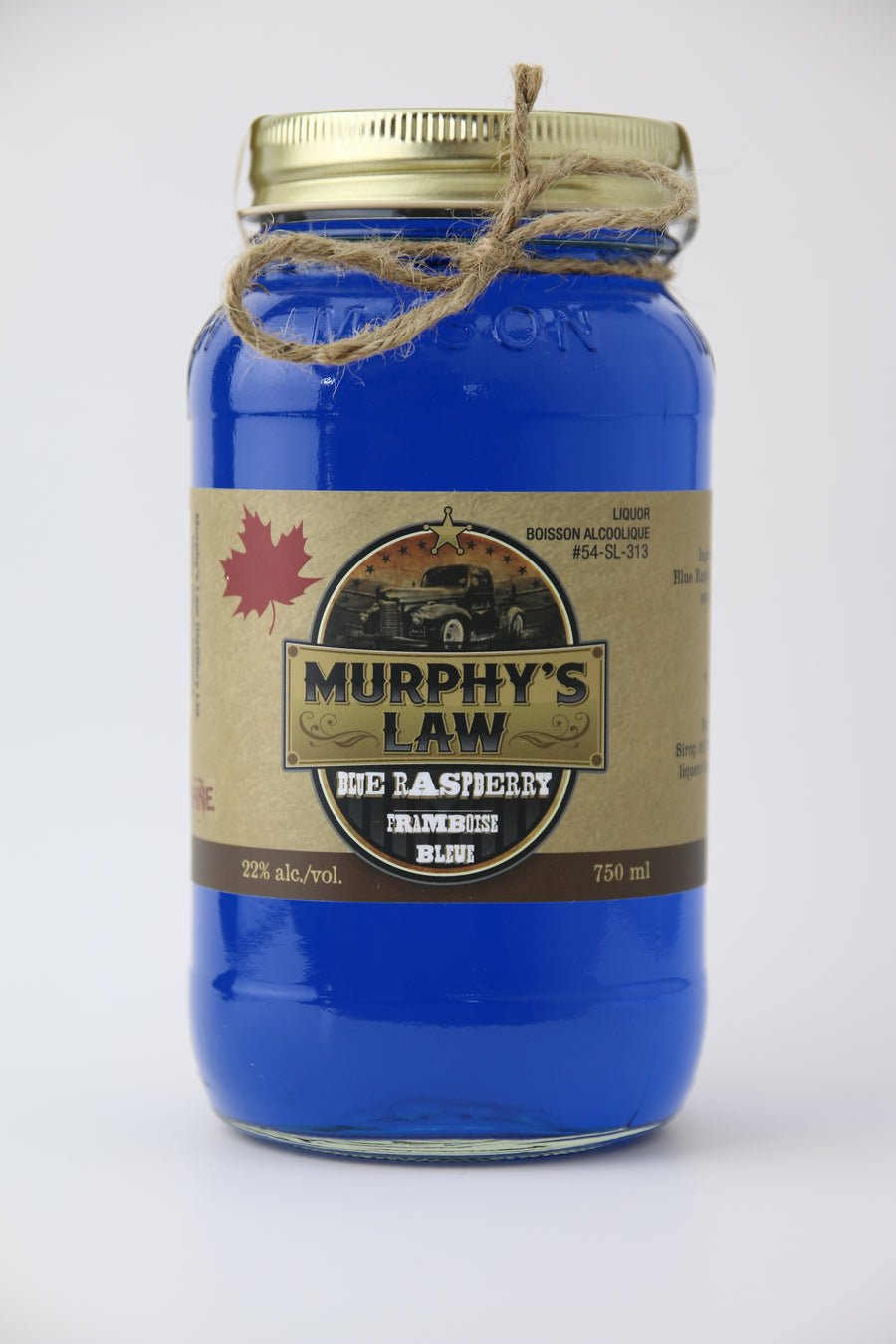 Bottle of Blue Raspberry Moonshine
